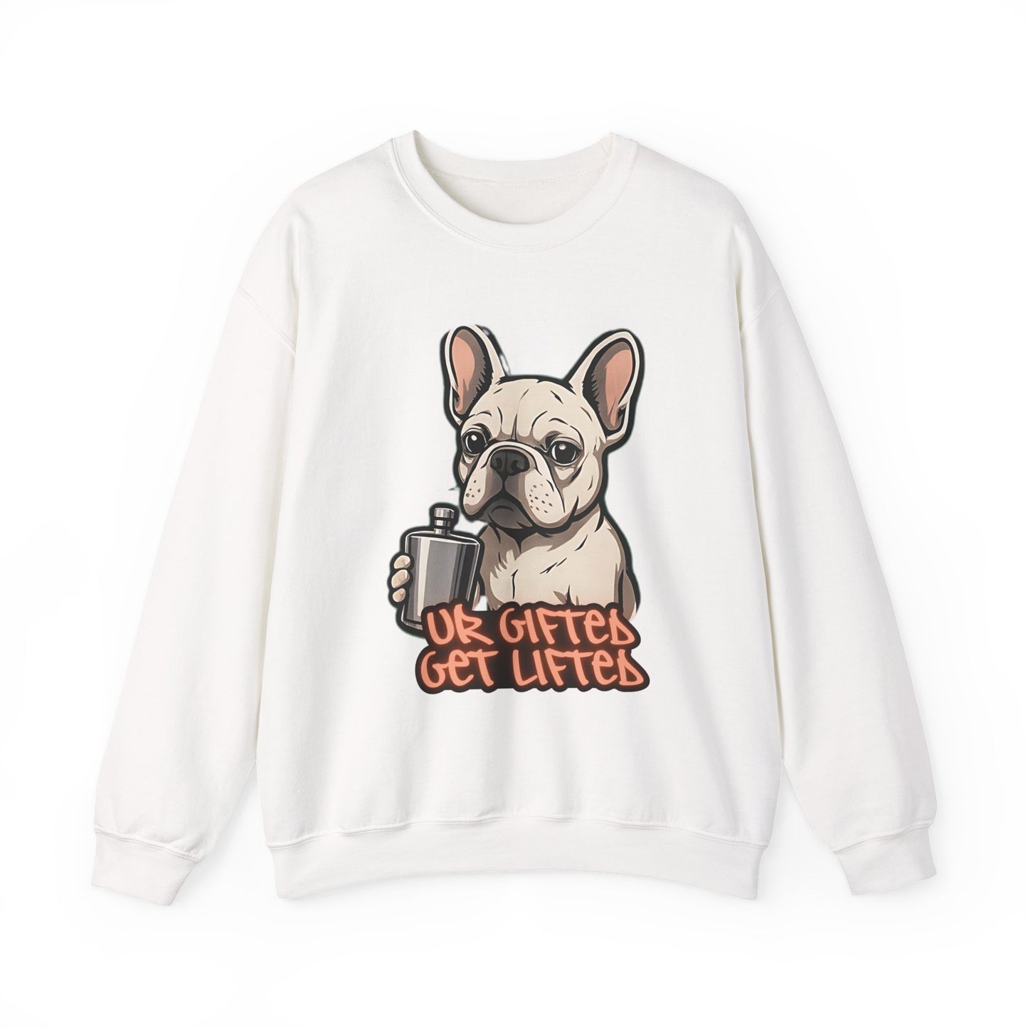 Cool Dog Sweatshirt, Gifted Lifters Crewneck, Funny Pet Apparel, Dog Lover Gift, Unisex Sweatshirt for Dog Lovers