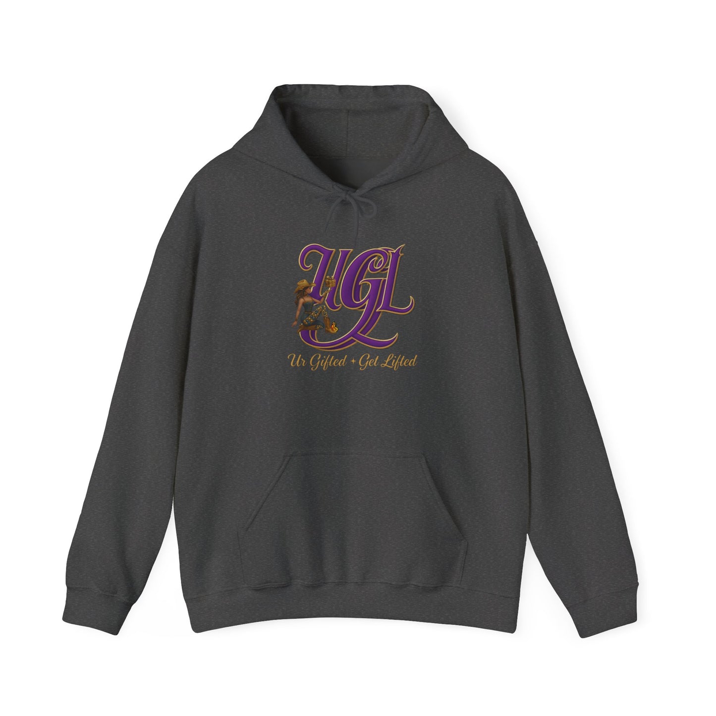 Ur Gifted Get Lifted Hoodie, Cozy Sweatshirt for All Seasons, Perfect for Gifting, Casual Wear, Streetwear