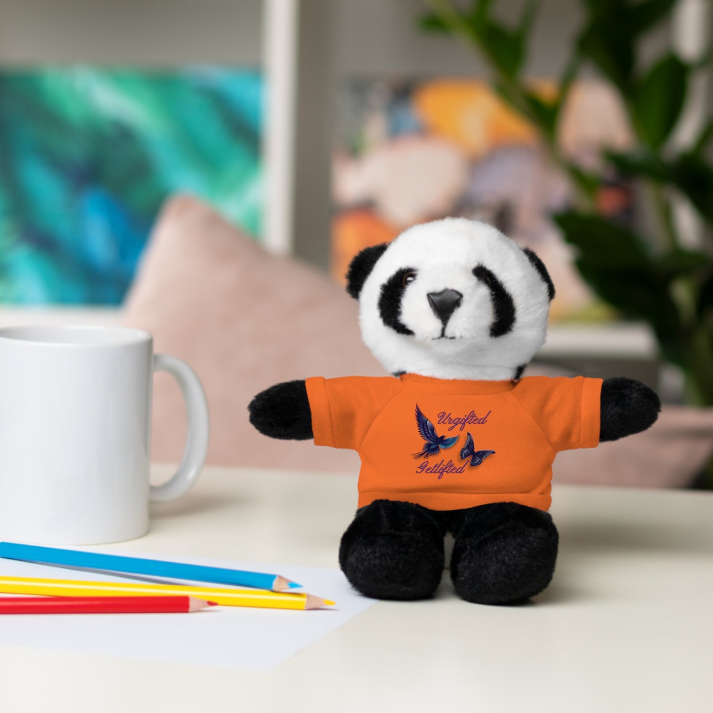 Adorable Stuffed Animal with Custom Tee