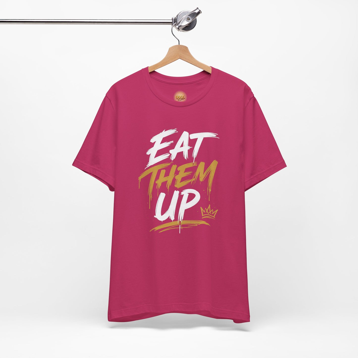 Eat Them Up Graphic Tee — Bold Brush-Style Motivational T-Shirt