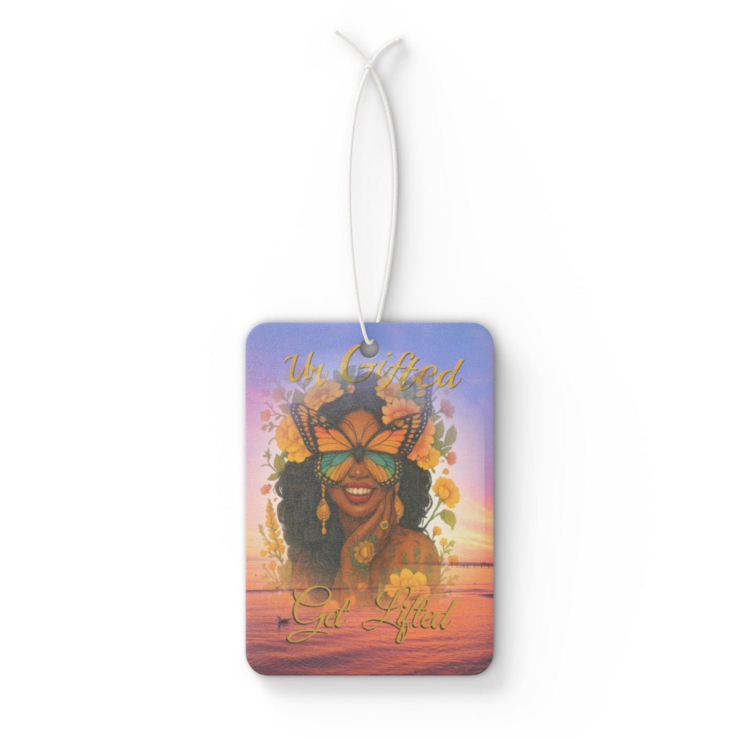 Uniquely Crafted Car Air Freshener - Let It Flow, Auto Decor, Gift for Her, Air Freshening Decoration, Car Accessories, Scented Charm