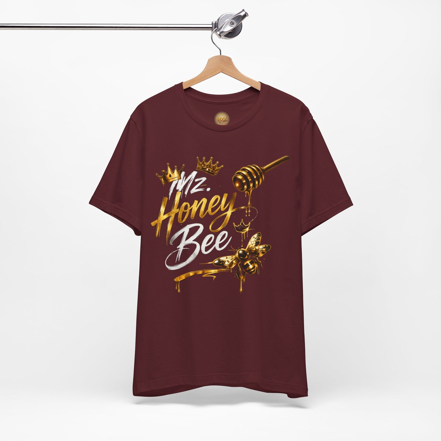 Honey Bee Graphic Tee — “Sweet Like Honey But I Sting Like a Bee” Black T-Shirt
